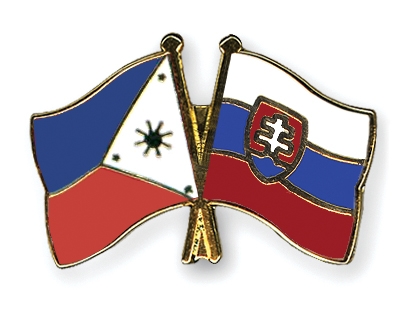 Fahnen Pins Philippinen Slowakei