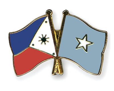 Fahnen Pins Philippinen Somalia