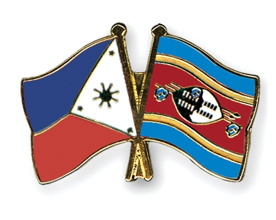 Fahnen Pins Philippinen Swasiland