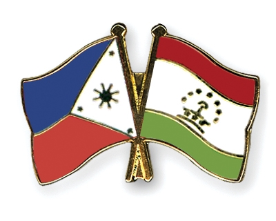 Fahnen Pins Philippinen Tadschikistan