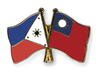 Fahnen Pins Philippinen Taiwan
