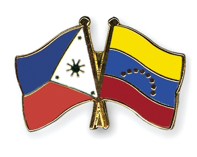 Fahnen Pins Philippinen Venezuela