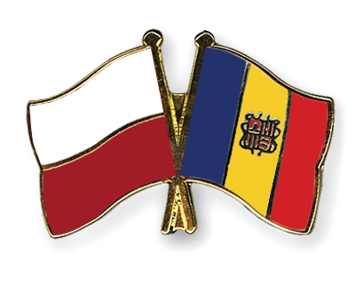 Fahnen Pins Polen Andorra