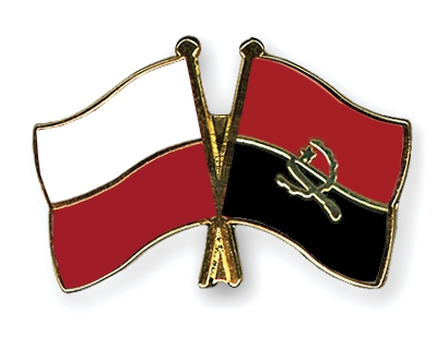 Fahnen Pins Polen Angola