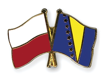Fahnen Pins Polen Bosnien-und-Herzegowina