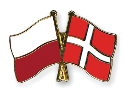 Fahnen Pins Polen Dnemark