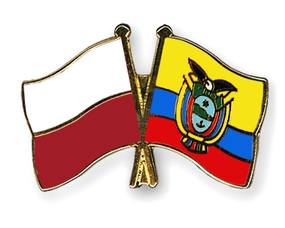 Fahnen Pins Polen Ecuador