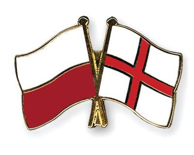 Fahnen Pins Polen England