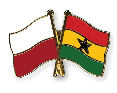 Fahnen Pins Polen Ghana