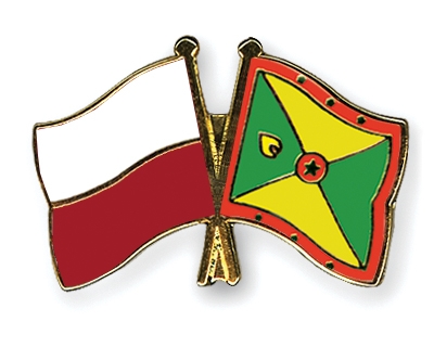 Fahnen Pins Polen Grenada