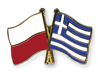 Fahnen Pins Polen Griechenland