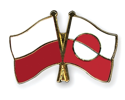 Fahnen Pins Polen Grnland