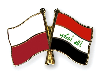 Fahnen Pins Polen Irak