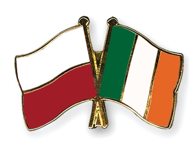 Fahnen Pins Polen Irland