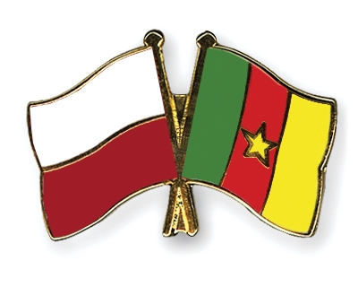 Fahnen Pins Polen Kamerun