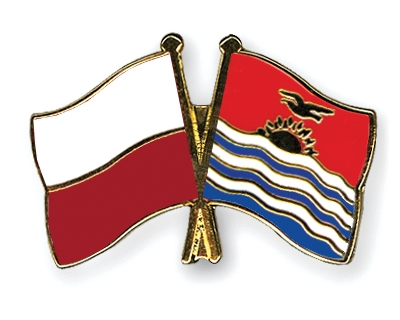 Fahnen Pins Polen Kiribati