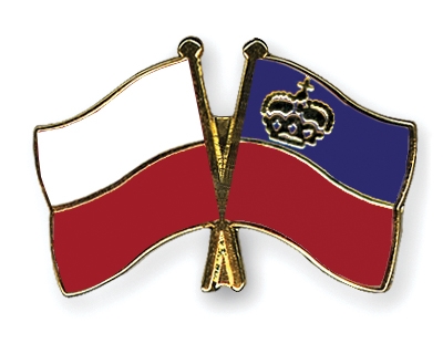 Fahnen Pins Polen Liechtenstein