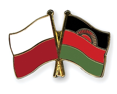 Fahnen Pins Polen Malawi