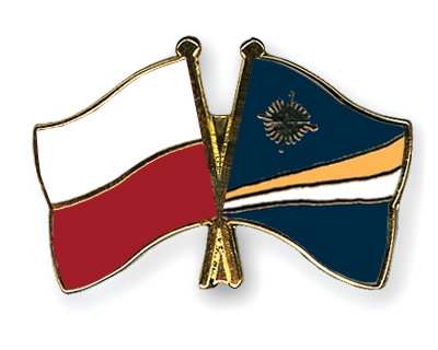 Fahnen Pins Polen Marshallinseln