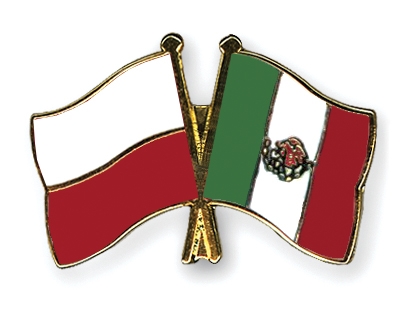 Fahnen Pins Polen Mexiko