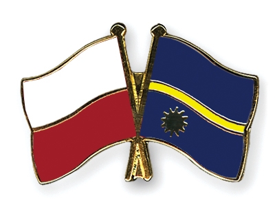 Fahnen Pins Polen Nauru