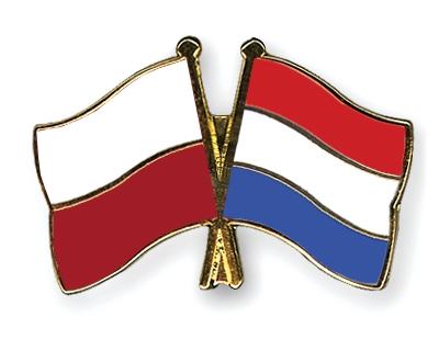 Fahnen Pins Polen Niederlande