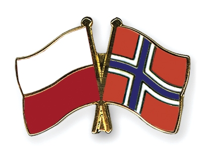 Fahnen Pins Polen Norwegen