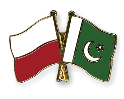 Fahnen Pins Polen Pakistan