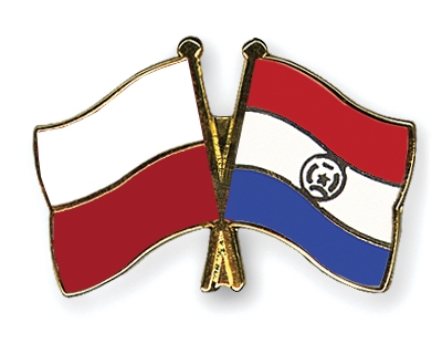 Fahnen Pins Polen Paraguay