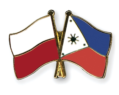 Fahnen Pins Polen Philippinen
