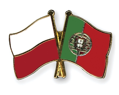 Fahnen Pins Polen Portugal