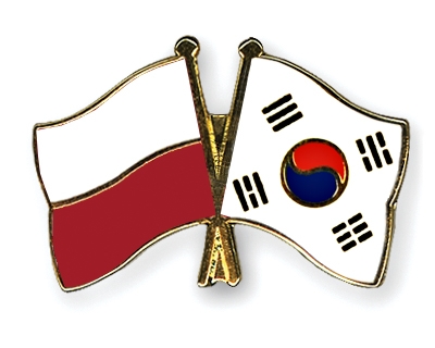 Fahnen Pins Polen Sdkorea