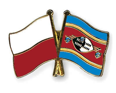 Fahnen Pins Polen Swasiland