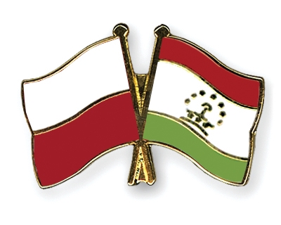 Fahnen Pins Polen Tadschikistan