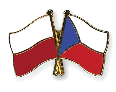 Fahnen Pins Polen Tschechische-Republik