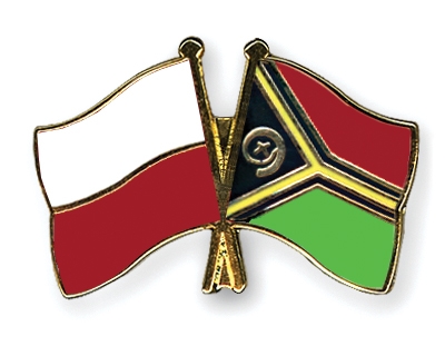 Fahnen Pins Polen Vanuatu