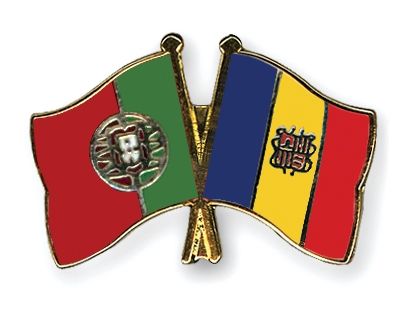 Fahnen Pins Portugal Andorra