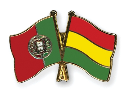 Fahnen Pins Portugal Bolivien