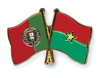 Fahnen Pins Portugal Burkina-Faso
