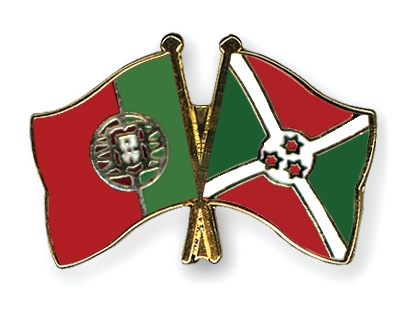 Fahnen Pins Portugal Burundi