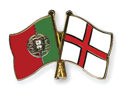 Fahnen Pins Portugal England