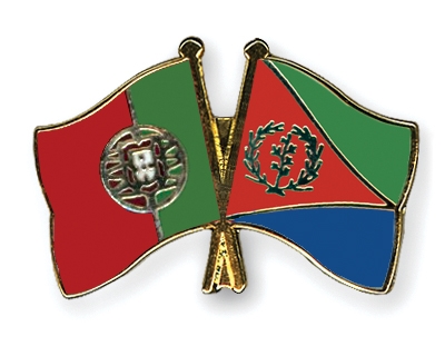 Fahnen Pins Portugal Eritrea