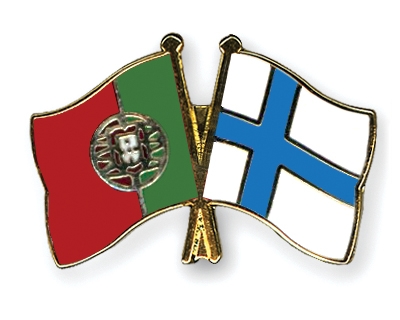 Fahnen Pins Portugal Finnland