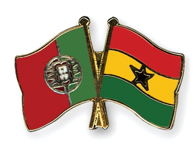 Fahnen Pins Portugal Ghana