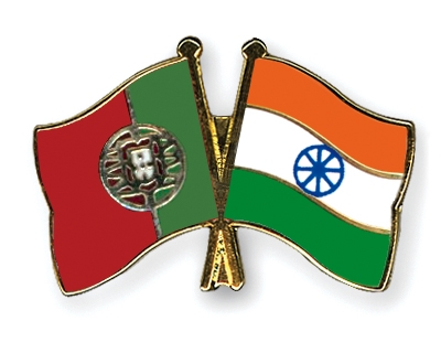 Fahnen Pins Portugal Indien
