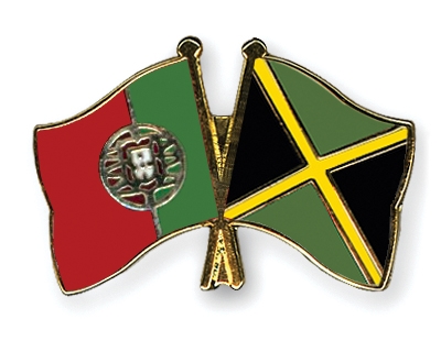 Fahnen Pins Portugal Jamaika