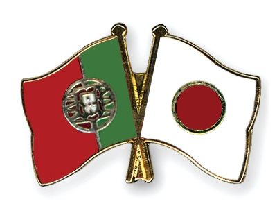 Fahnen Pins Portugal Japan