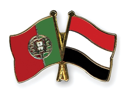 Fahnen Pins Portugal Jemen