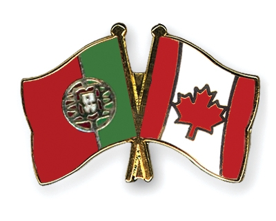 Fahnen Pins Portugal Kanada