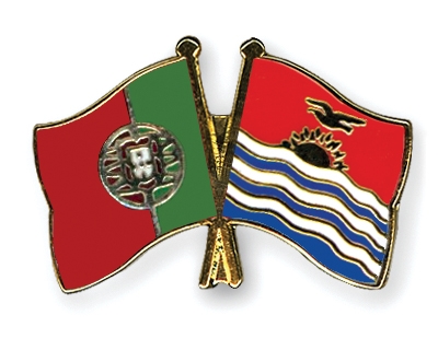 Fahnen Pins Portugal Kiribati